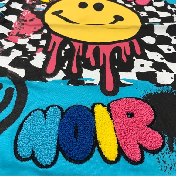 Men’s “Trippy Checkered” tee. Blue. Sizes M, and XL. - Picture 4 of 4